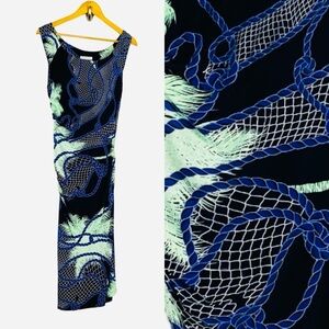 Versace Collection Tropical Print Midi Dress​​​